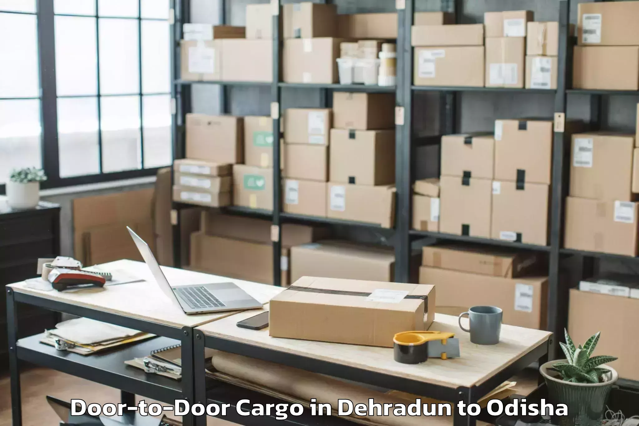 Leading Dehradun to Belpahar Door To Door Cargo Provider